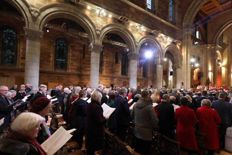 Belfast Cathedral - Centenary of the Armistice commemorated