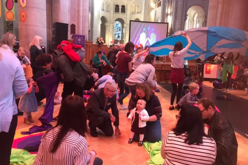 Belfast Cathedral - They say never work with Children or Animals….