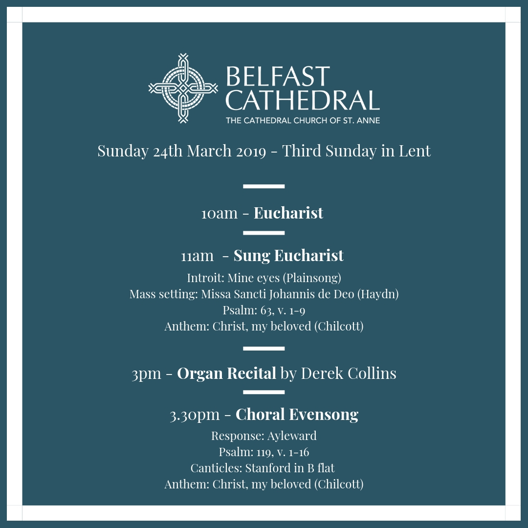 Belfast Cathedral - Sunday 24th March 2019