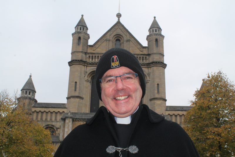 Belfast Cathedral - Dean Prepares for Black Santa 2021